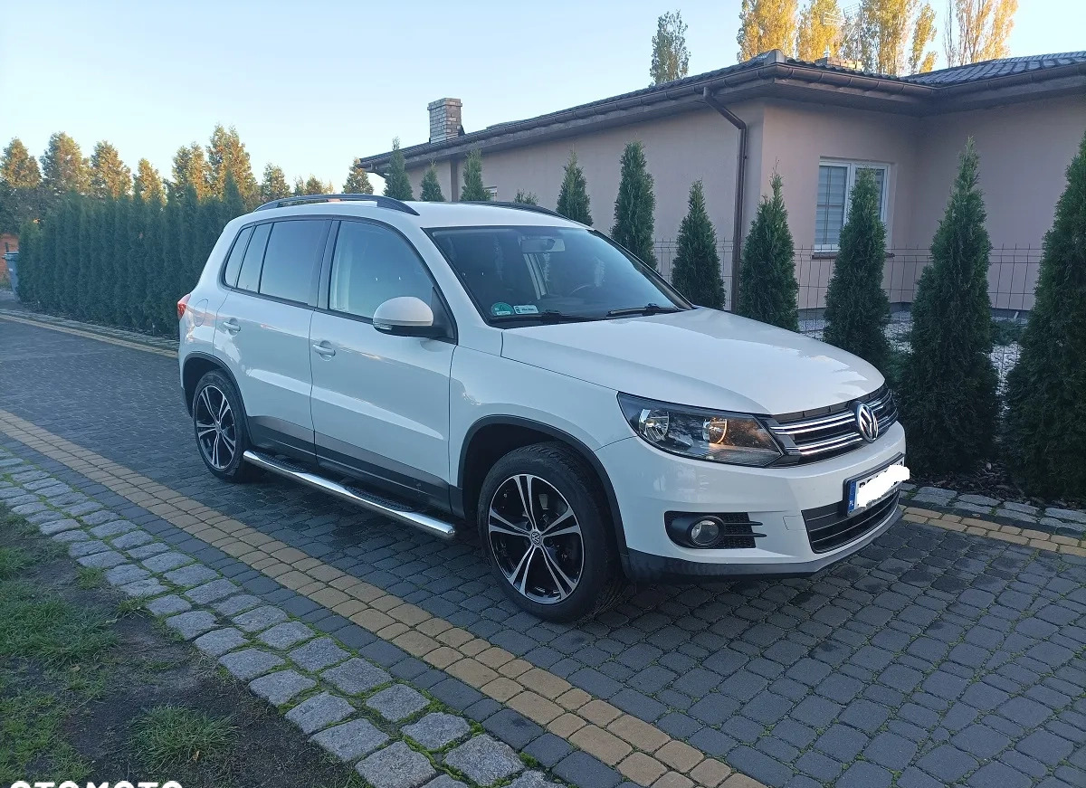 Volkswagen Tiguan cena 41999 przebieg: 169800, rok produkcji 2012 z Rawicz małe 67